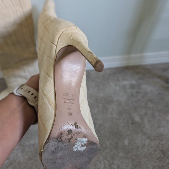 Schutz heeled boots size 6 - Picture 5 of 10